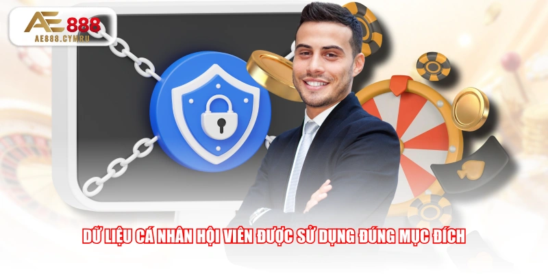 Dữ liệu cá nhân hội viên được sử dụng đúng mục đích