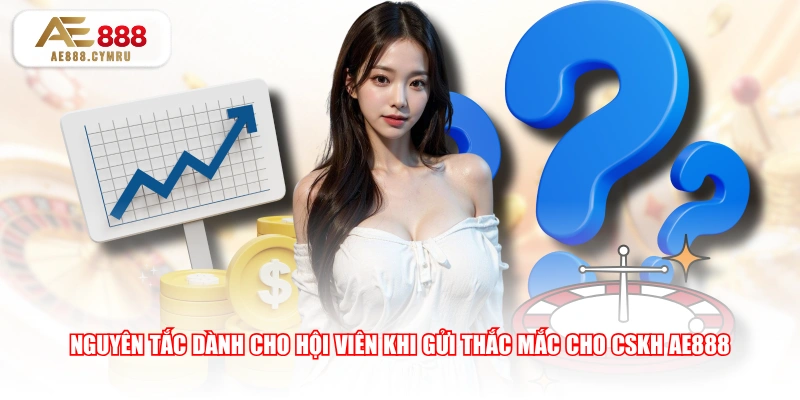Nguyên tắc dành cho hội viên khi gửi thắc mắc cho CSKH AE888